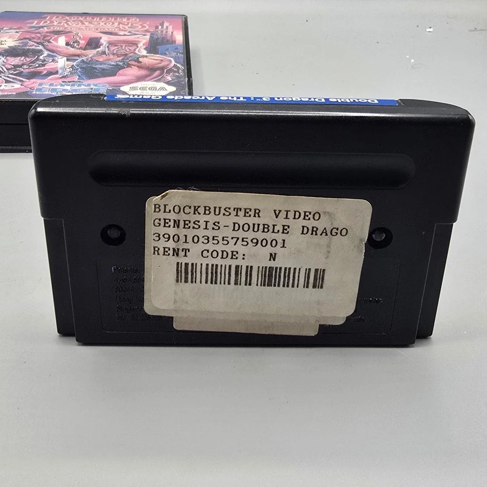 Double Dragon 3 The Arcade Game Sega Genesis Flying Edge Cartridge and Case